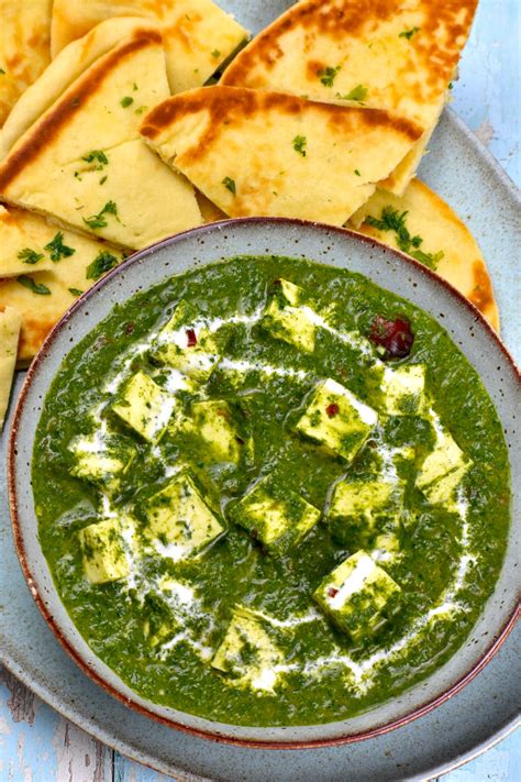 Palak Paneer (Saag Paneer) - GypsyPlate