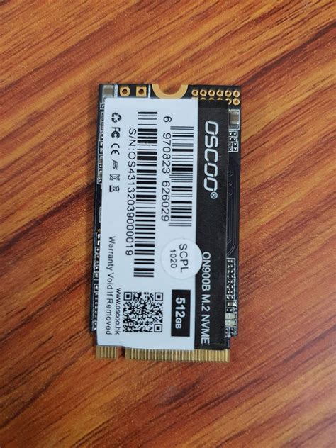 SSD M.2 NVME Single Cut 512GB (Form Factor 2242) - OSCOO : Amazon.in ...