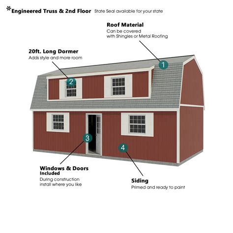 Best Barns Crafted Colossal 16X32 Wood Barndominium Kit