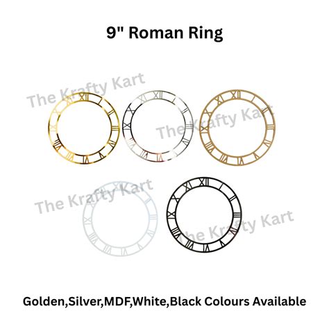 9" Roman Ring | The Krafty Kart Resin Store