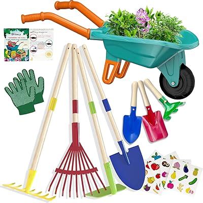 Qtioucp Kids Gardening Tools Outdoor Toys Set Backyard Play India | Ubuy