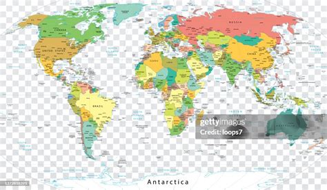 World Map with Every Country 的图像结果