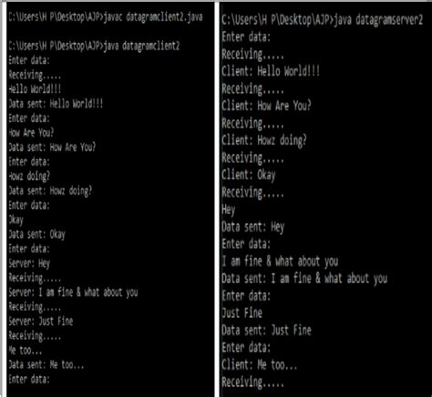 Chat Message Application in Java 的图像结果