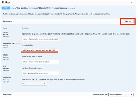 FMC API Explorer 的图像结果