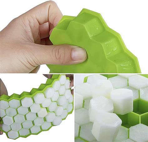 Mixify Silicon Ice Tray Green, Blue Silicone Ice Cube Tray Price in ...