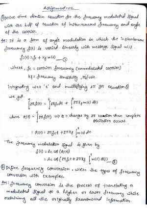 Module 5: Baseband Transmission of Digital Signals and ISI Analysis ...
