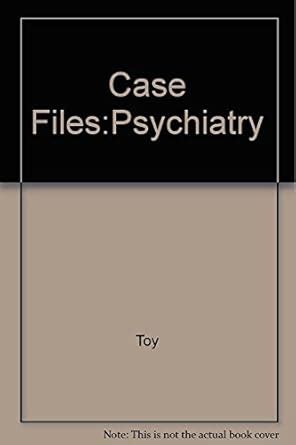 Buy Case Files:Psychiatry Book Online at Low Prices in India | Case ...