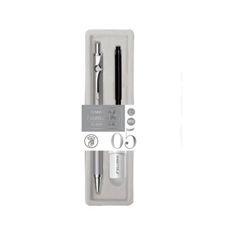 Beifa Ometta No-Noise Retractable Fountain Pen with Ink Cartridge ...