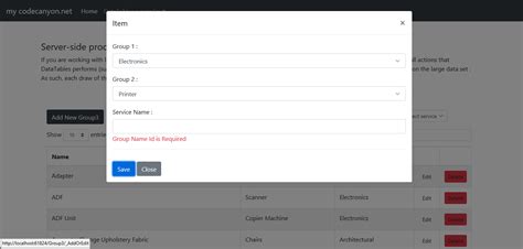 Image result for Server-Side DataTable in MVC .Net Core