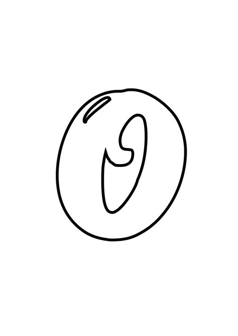 Download Printable Bubble Letter O - Bubble Letters