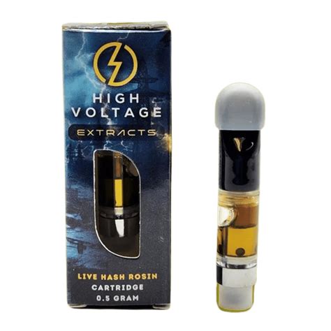 High Voltage Live Hash Rosin Cartridges - Best Craft Weed Canada - Dank Air