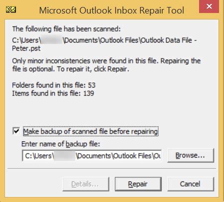 Image result for PST File in Outlook Error