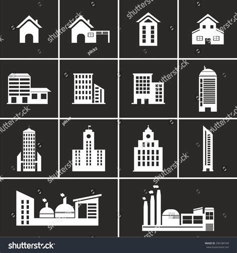 Building Icon Set 的图像结果