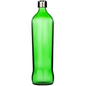 SAND DUNE Green Glass Water Bottle Set of 1, 750 ml with Leak-Proof ...