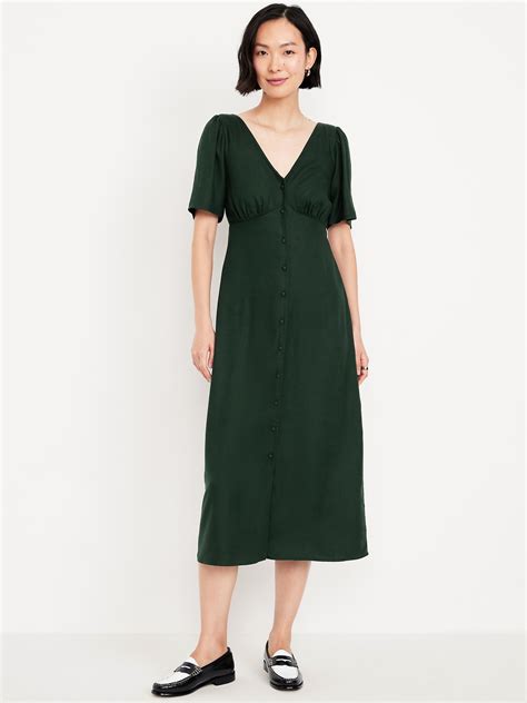 Shirt Dress Midi Dresses | Old Navy