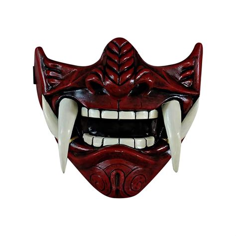 Buy Halloween Mask for Men Japanese Hannya Mask De-mon Oni Sam-urai NOH ...