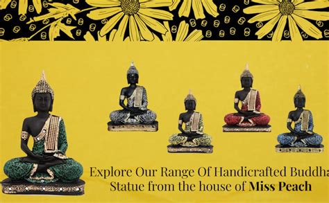 Buy Miss Peach Polyresin Big Vastu Lord Gautam Buddha Statue Idol for ...