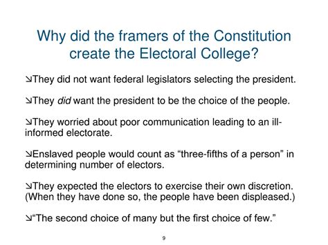 PPT - Why We Should Abolish the Electoral College PowerPoint ...