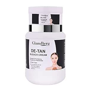 GlamBerg Face And Body Bleach Cream And Activator Powder For All Skin ...