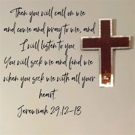 Jeremiah 29 12 Bible Verse