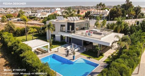 West Facing House Plan Luxury Pool Villa Home Design Drawing Apartment ...