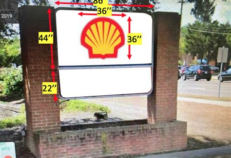 Image result for Shell Service Station Sign