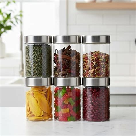 Buy LAX ENTERPRISES Plus Range Plastic Storage Jars & Containers For ...