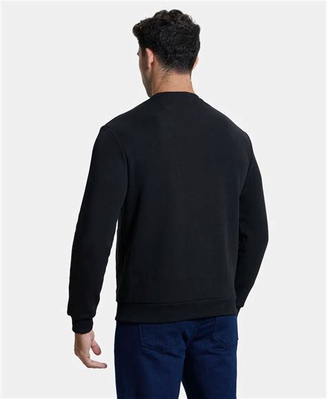 Buy Super Combed Cotton Rich Plated Sweatshirt with Zipper Pockets ...