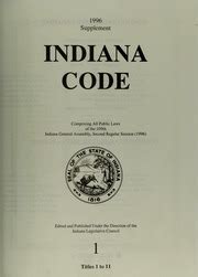 Image result for Indiana Code