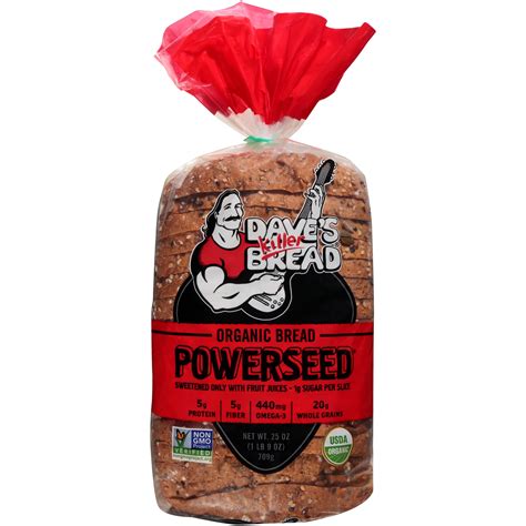 Dave's Killer Bread® Powerseed® Organic Bread 25 oz. Loaf -Pack Of 2 ...