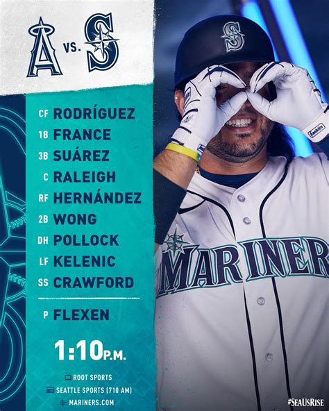 Mariners Lineup 的图像结果