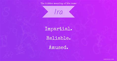 The hidden meaning of the name Ira | Namious