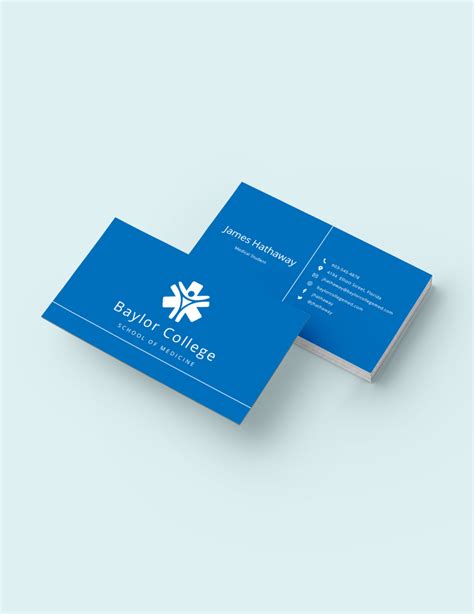 Residency Program Business Card Sample 的图像结果