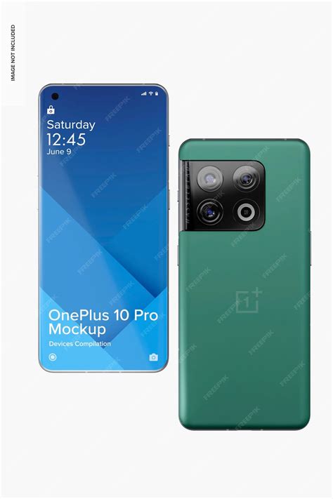 Premium PSD | Oneplus 10 pro mockup, front view