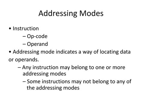 Image result for Addressing Modes Definition