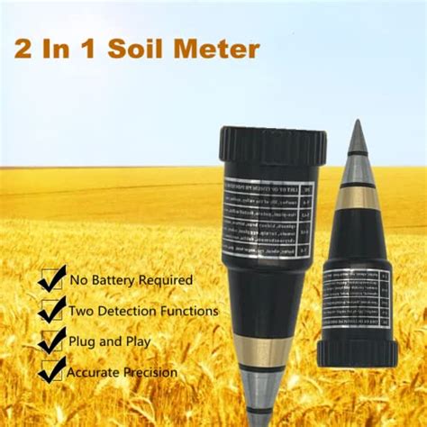 VT-05 Professional Soil pH Meter Tester, Soil pH and Moisture Meter Hy ...