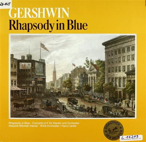 Hans Carste. RIAS-Orchester Berlin. Marjorie Mitchell. Gershwin ...