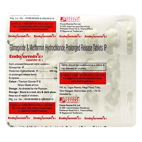 Endoformin G1 Tablet | Uses, Side Effects, Price | Apollo Pharmacy