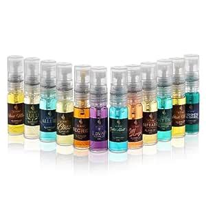 Buy Smell & Sense Trial Pack of 12 x 5ml Premium Perfumes for Men Women ...