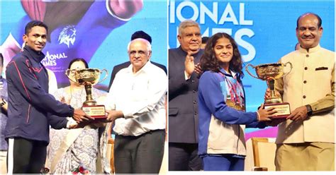 National Games: Swimmers Sajan, Hashika win Best Athlete awards ...