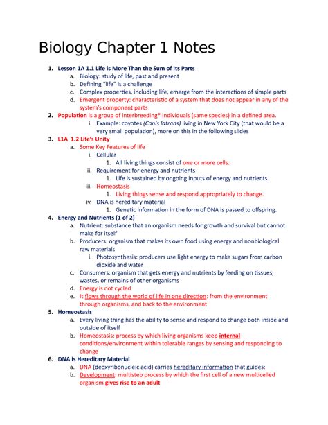 Image result for Chapter 1 Biology Lessons