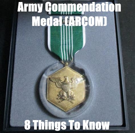 Army Commendation Medal (ARCOM): 8 Things To Know in 2026