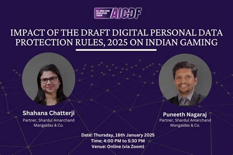 AIGDF and Shardul Amarchand Mangaldas & Co Webinar: New draft Data ...