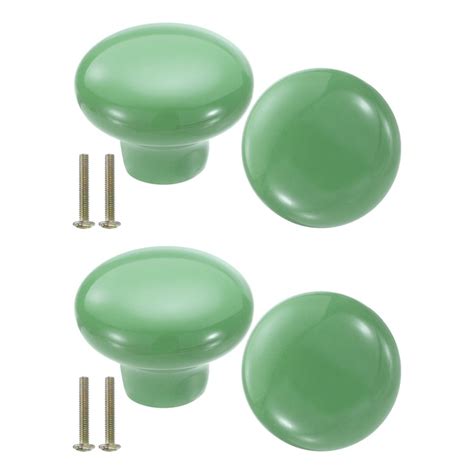 Unique Bargains Ceramic Drawer Knobs Decorative Round Dresser Pulls ...