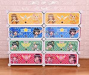 THE LITTLE LOOKERS Polypropylene ? Collapsible Kids Clothing Wardrobe ...