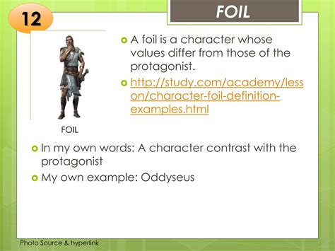 Types of characters in a Literature | PPTX