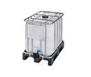 CONTENEUR IBC 600L - 1200X800X1013 MM PALETTE PLASTIQUE - OUV. REMPLIS ...