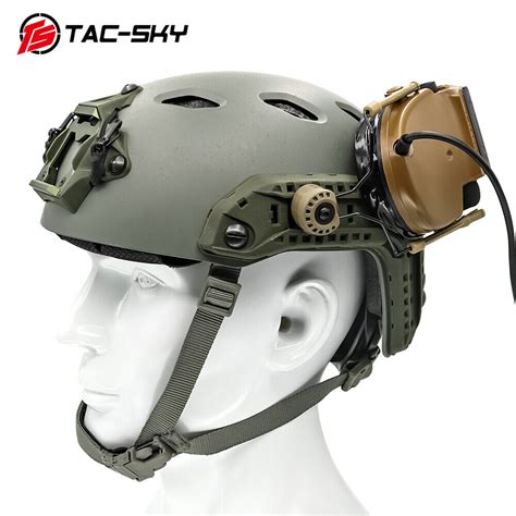 Buy TS TAC-SKY Comtac iii Tactical Helmet ARC Track Stand Shooting C3 ...