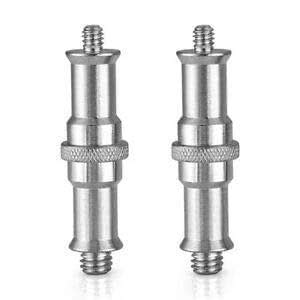 Ketsicart Metal Screws 2X Adapter Threaded Parts Silver 1/4 to 3/8 inch ...