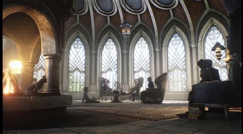 This scene in the Ravenclaw common room which I believe is probably NPC ...